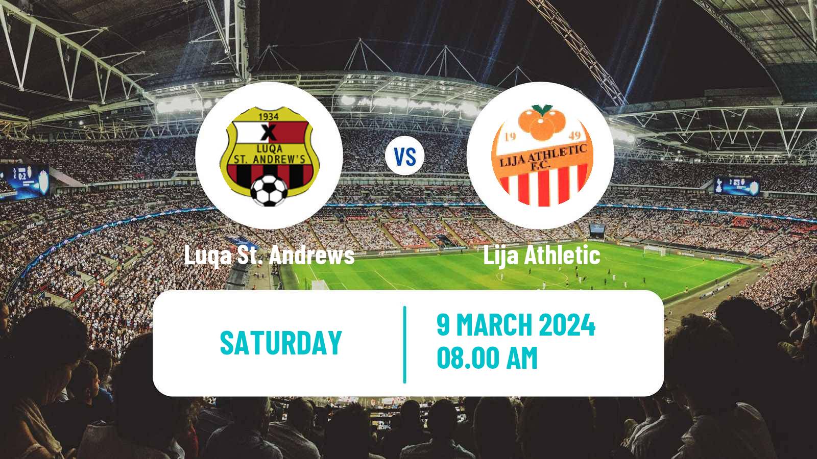 Soccer Maltese Challenge League Luqa St. Andrews - Lija Athletic
