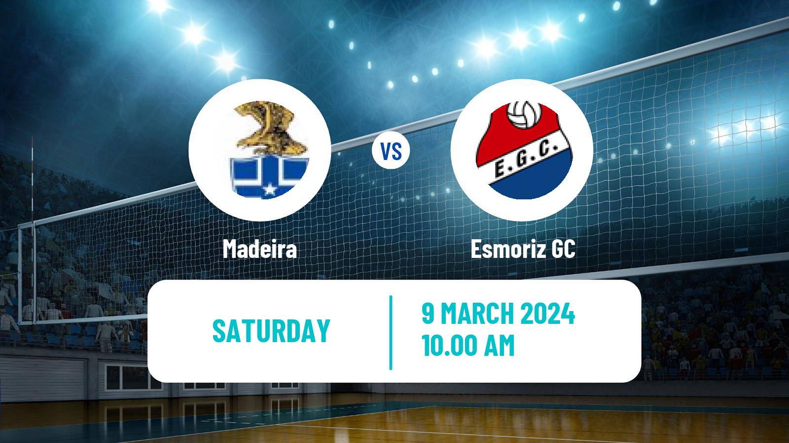 Volleyball Portuguese 1 Divisao Volleyball Women Madeira - Esmoriz GC
