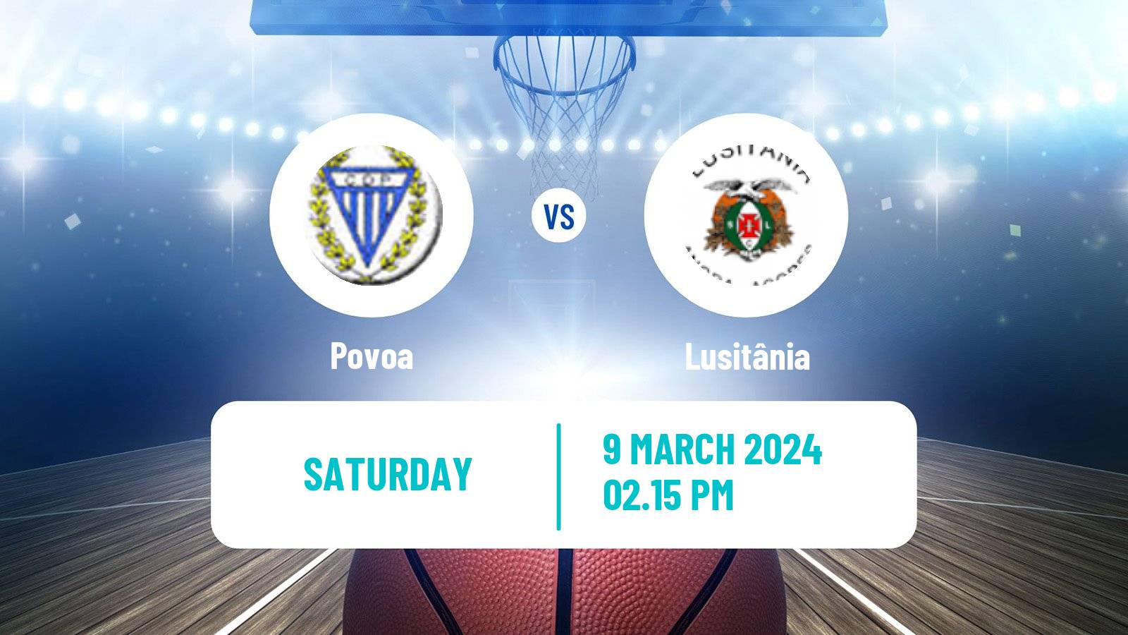 Basketball Portuguese LPB Povoa - Lusitânia