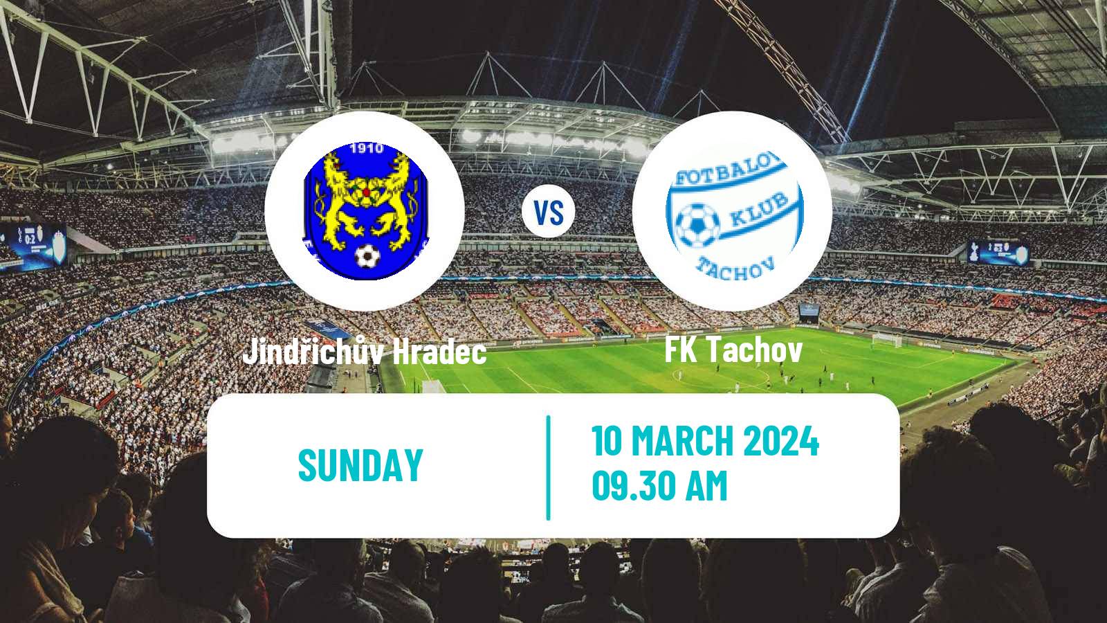 Soccer Czech Division A Jindřichův Hradec - Tachov