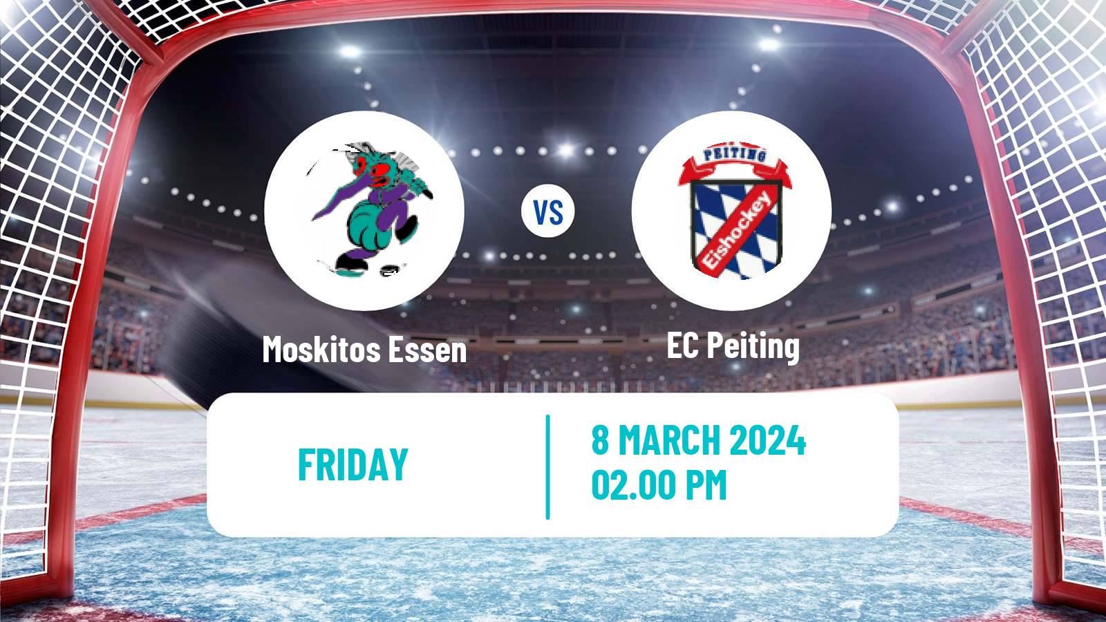 Hockey German Oberliga Hockey Moskitos Essen - Peiting