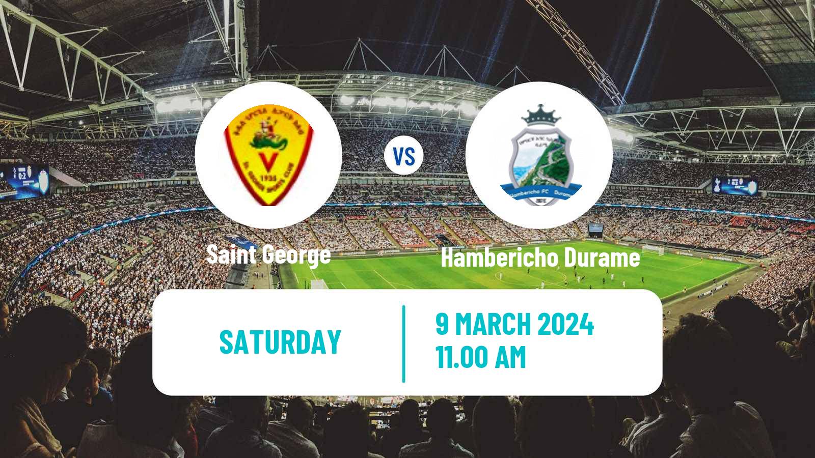 Soccer Ethiopian Premier League Saint George - Hambericho Durame
