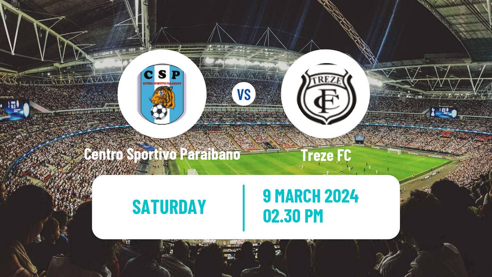 Soccer Brazilian Campeonato Paraibano Centro Sportivo Paraibano - Treze