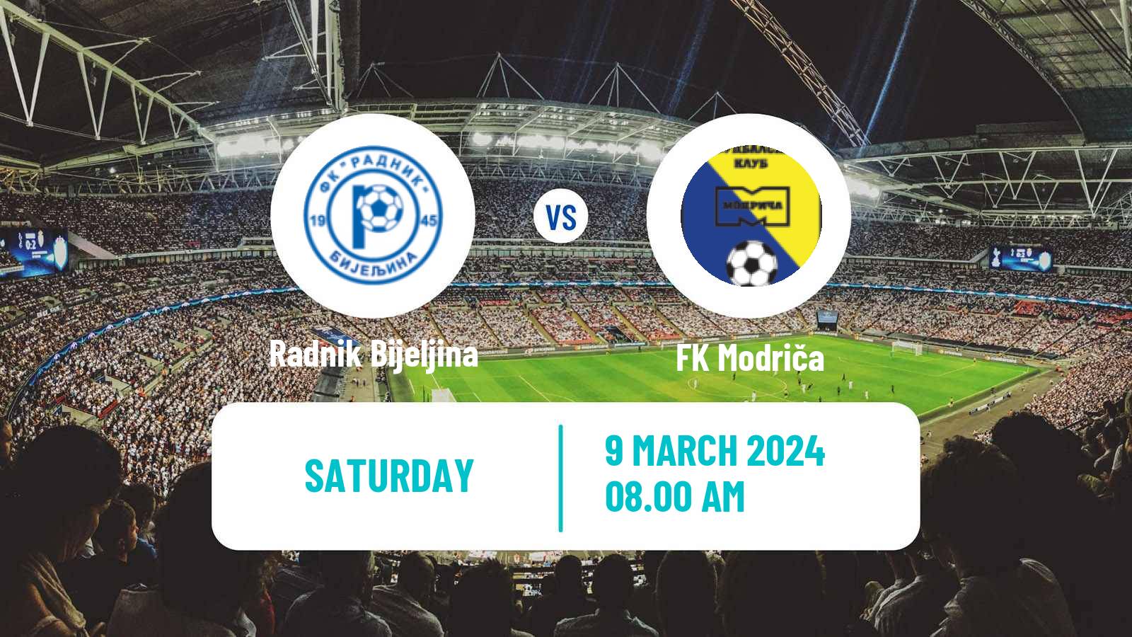 Soccer Bosnian Prva Liga RS Radnik Bijeljina - Modriča