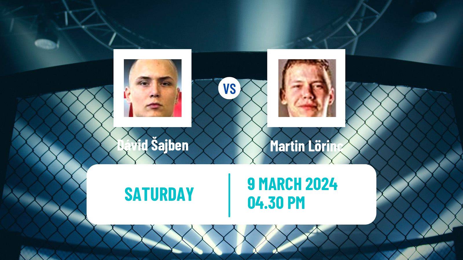 MMA Bantamweight Rfa Men Dávid Šajben - Martin Lörinc
