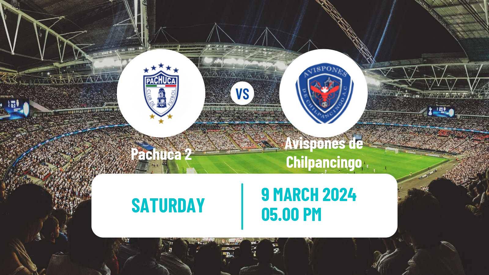 Soccer Mexican Liga Premier Serie B Pachuca 2 - Avispones de Chilpancingo