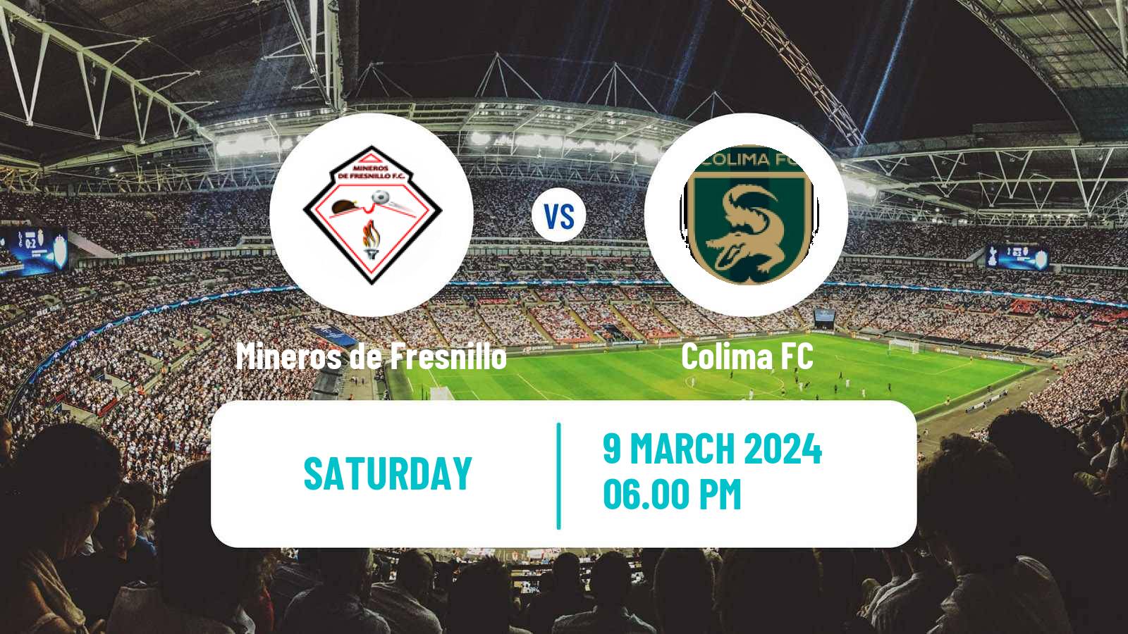 Football Mexican Liga Premier Serie A Mineros de Fresnillo - Colima
