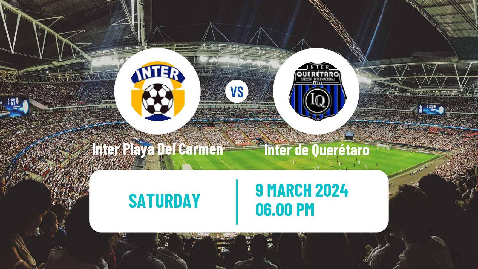 Football Mexican Liga Premier Serie A Inter Playa Del Carmen - Inter de Querétaro