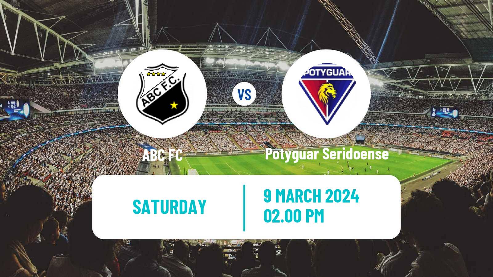 Soccer Brazilian Campeonato Potiguar ABC - Potyguar Seridoense