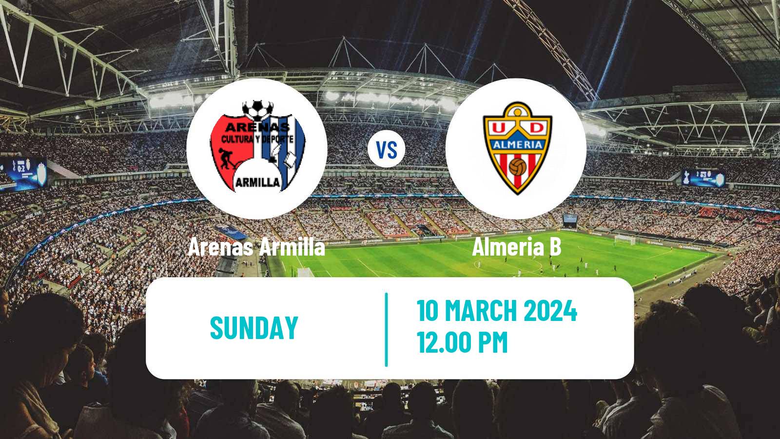 Soccer Spanish Tercera RFEF - Group 9 Arenas Armilla - Almeria B