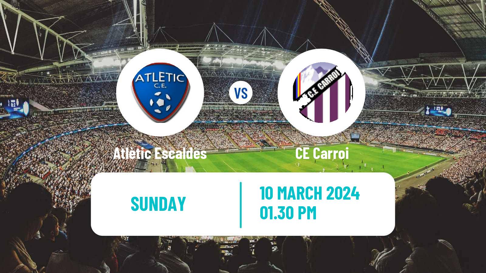 Soccer Andorra Primera Divisio Atlètic Escaldes - Carroi