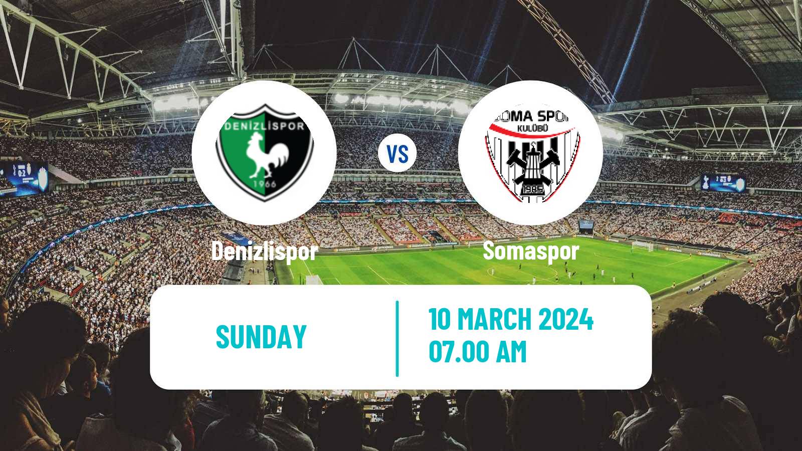 Soccer Turkish Second League Red Group Denizlispor - Somaspor