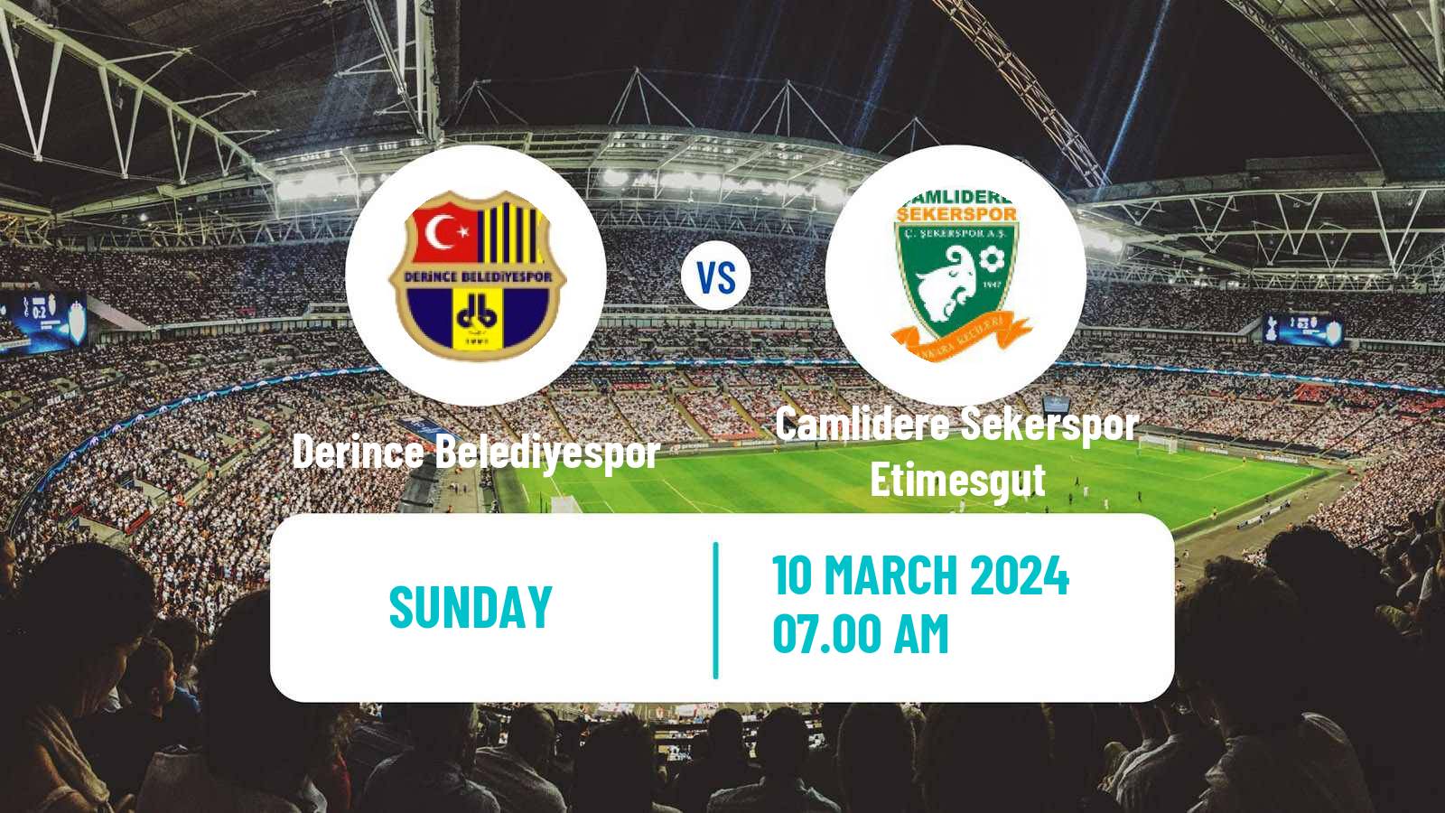 Soccer Turkish Second League Red Group Derince Belediyespor - Etimesgut