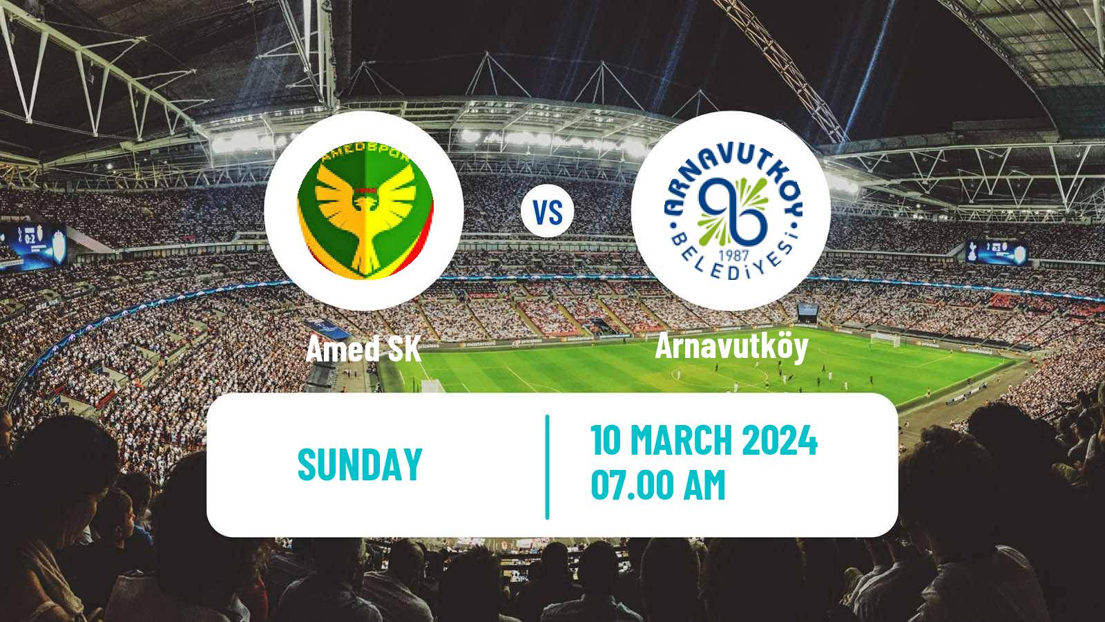 Soccer Turkish Second League Red Group Amed SK - Arnavutköy