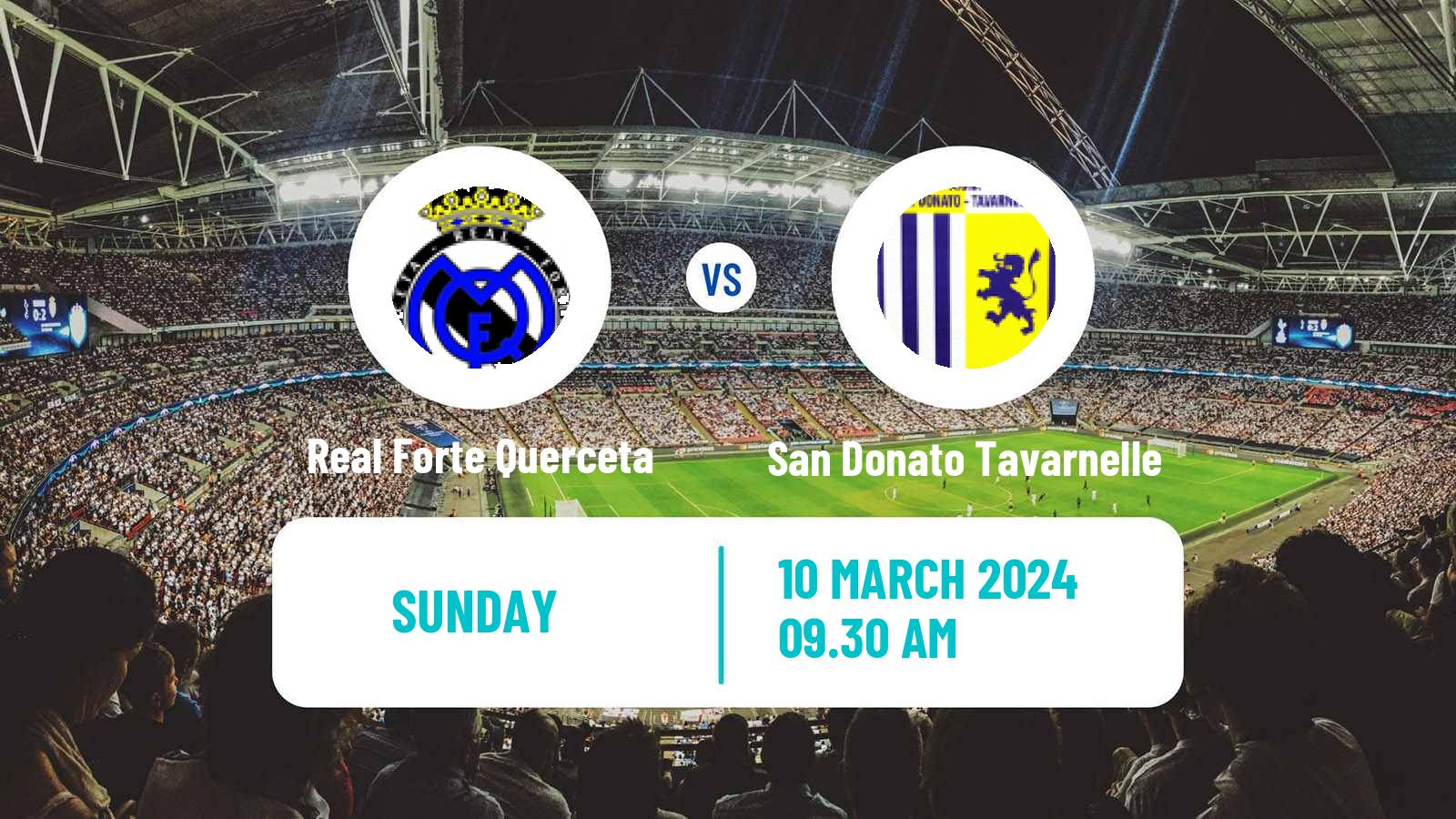 Soccer Italian Serie D - Group E Real Forte Querceta - San Donato Tavarnelle