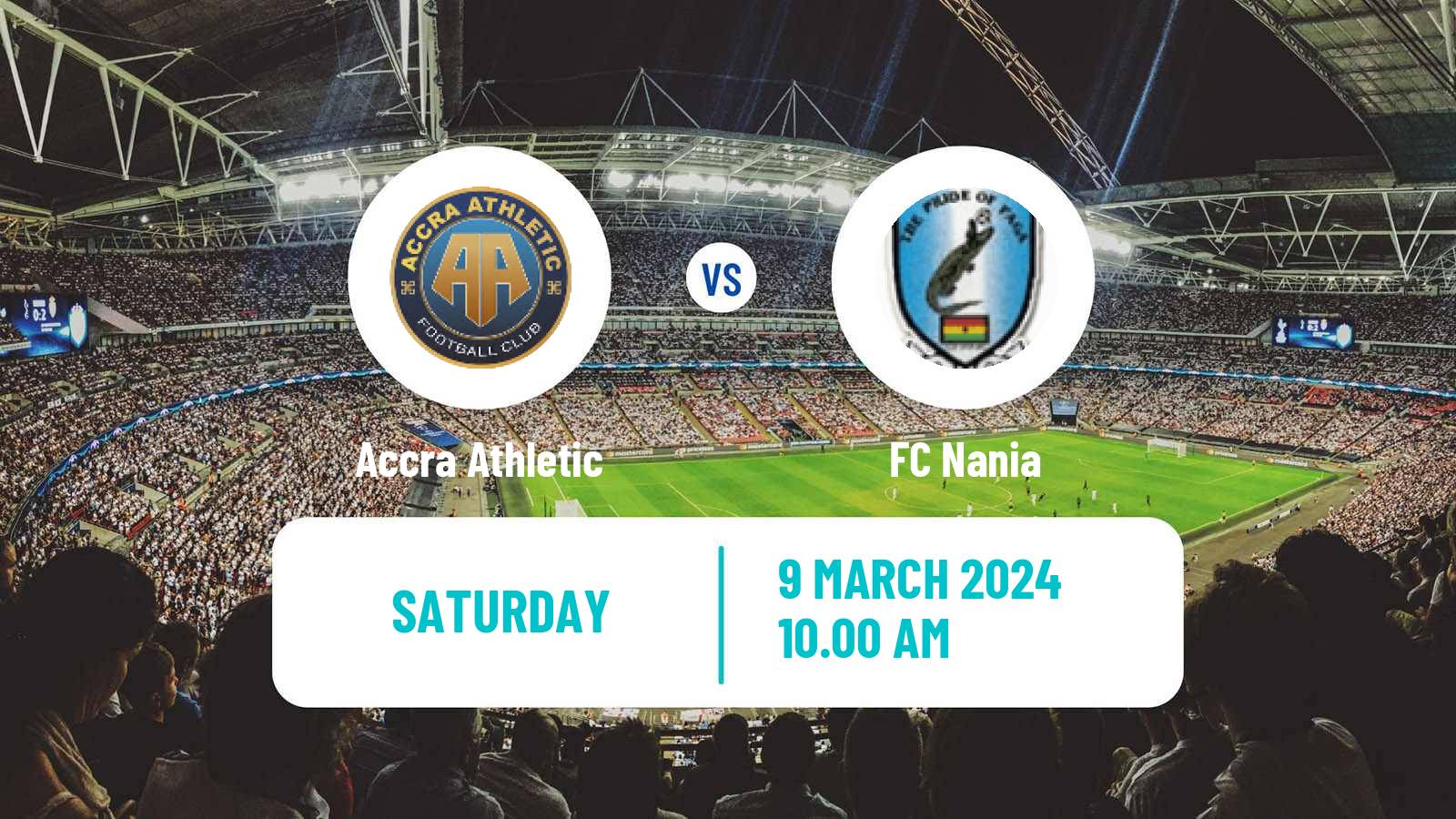 Soccer Ghanaian Division One League Accra Athletic - Nania