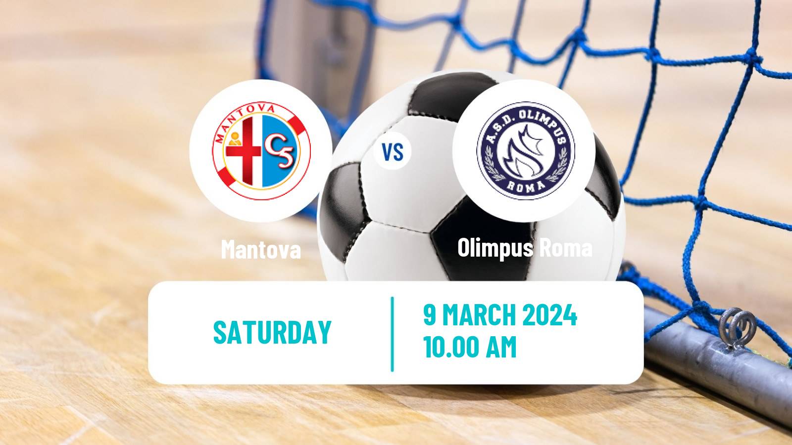 Futsal Italian Serie A Futsal Mantova - Roma