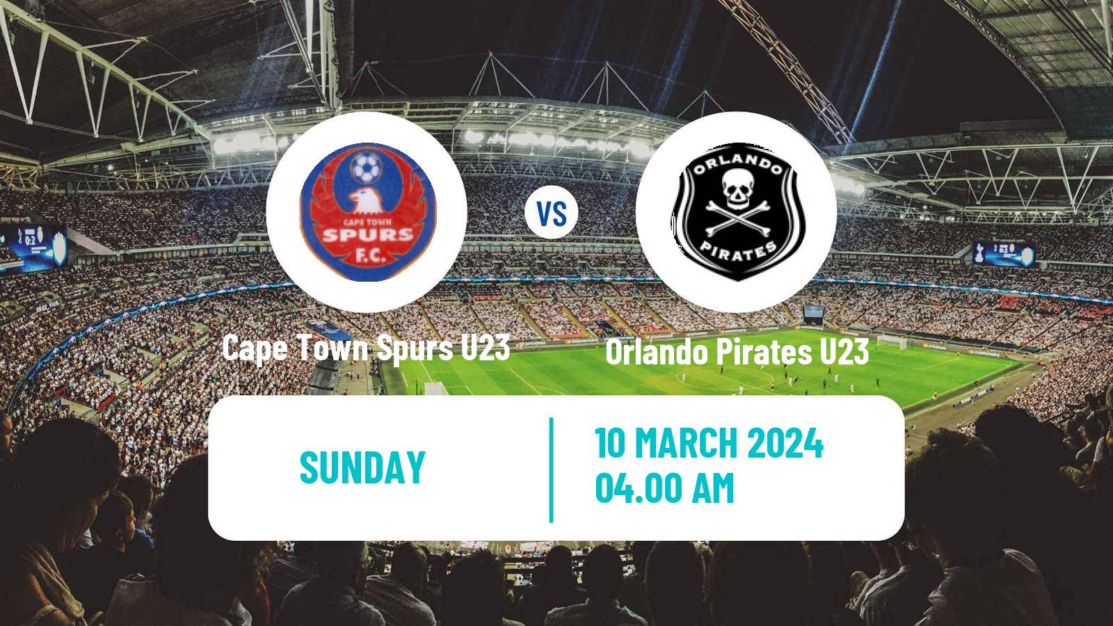 Football South African Diski Challenge Cape Town Spurs U23 - Orlando Pirates U23