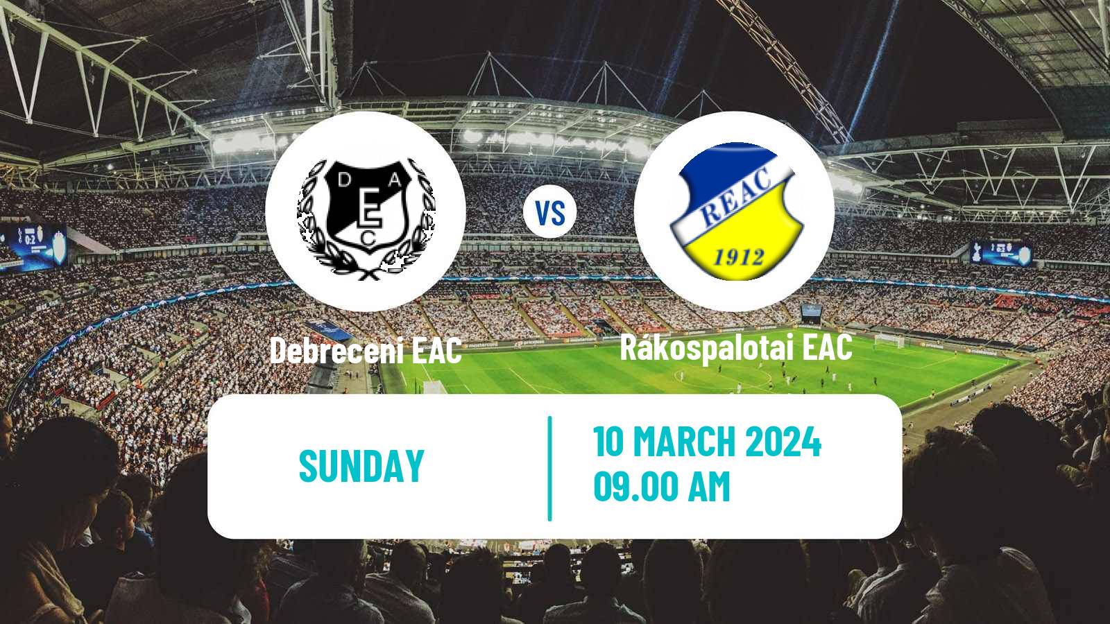 Soccer Hungarian NB III Northeast Debreceni EAC - Rákospalotai EAC