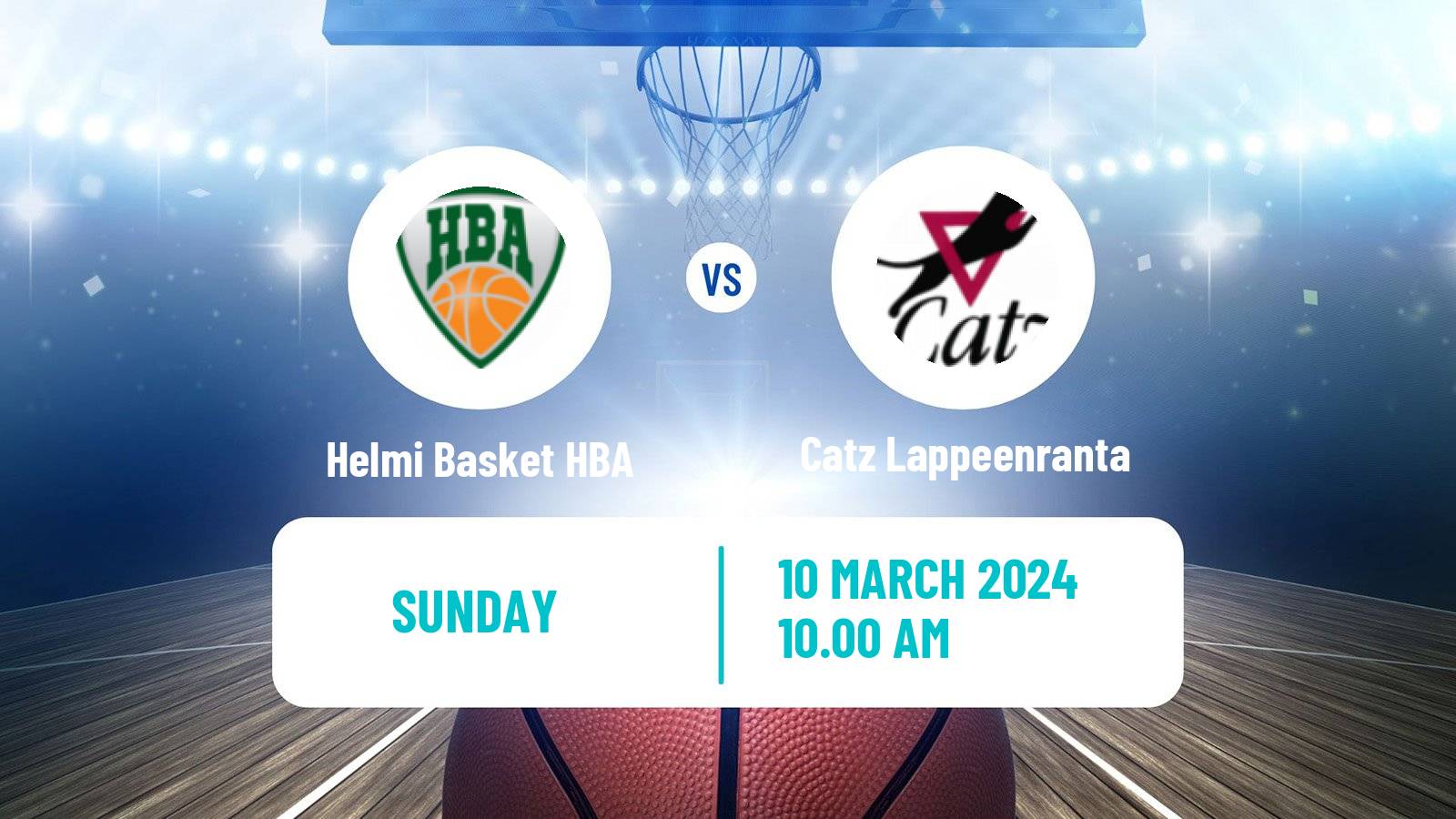 Basketball Finnish I Divisioona Basketball Women Helmi Basket HBA - Catz Lappeenranta