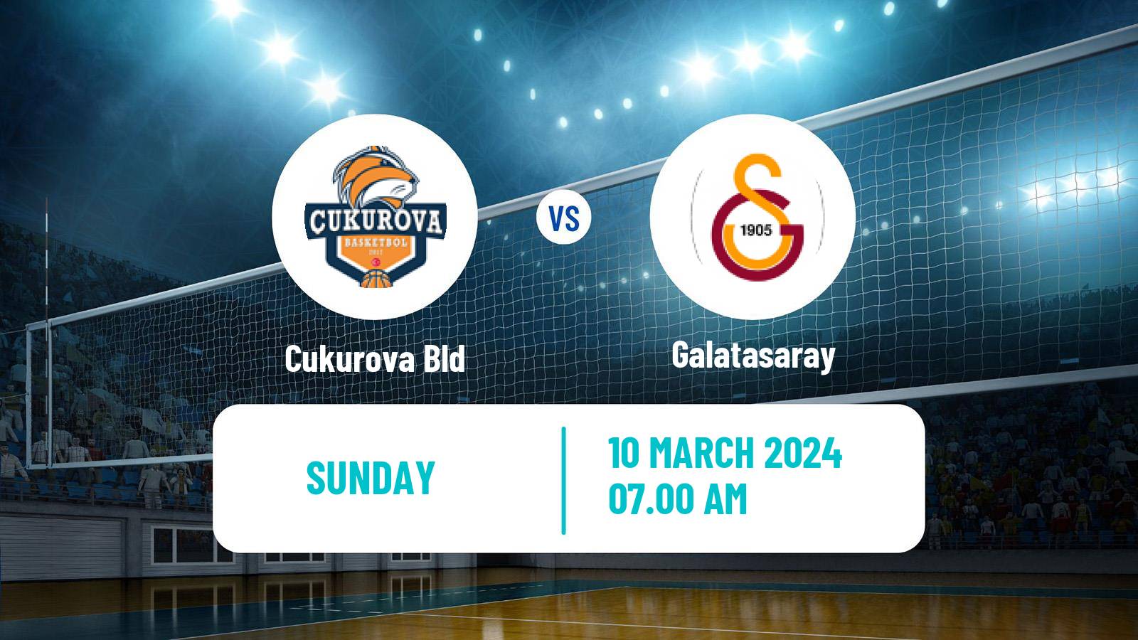 Volleyball Turkish Sultanlar Ligi Volleyball Women Cukurova Bld - Galatasaray