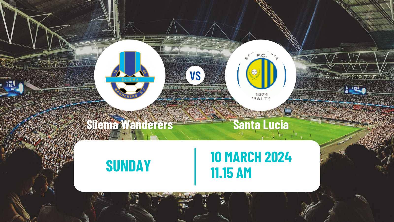 Football Maltese Premier League Sliema Wanderers - Santa Lucia