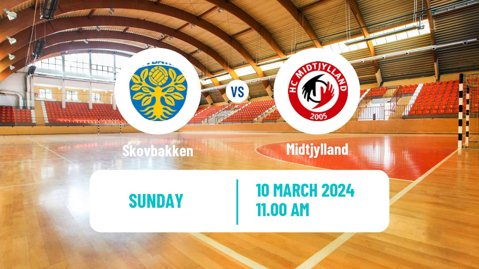 Handball Danish 1 Division Handball Skovbakken - Midtjylland