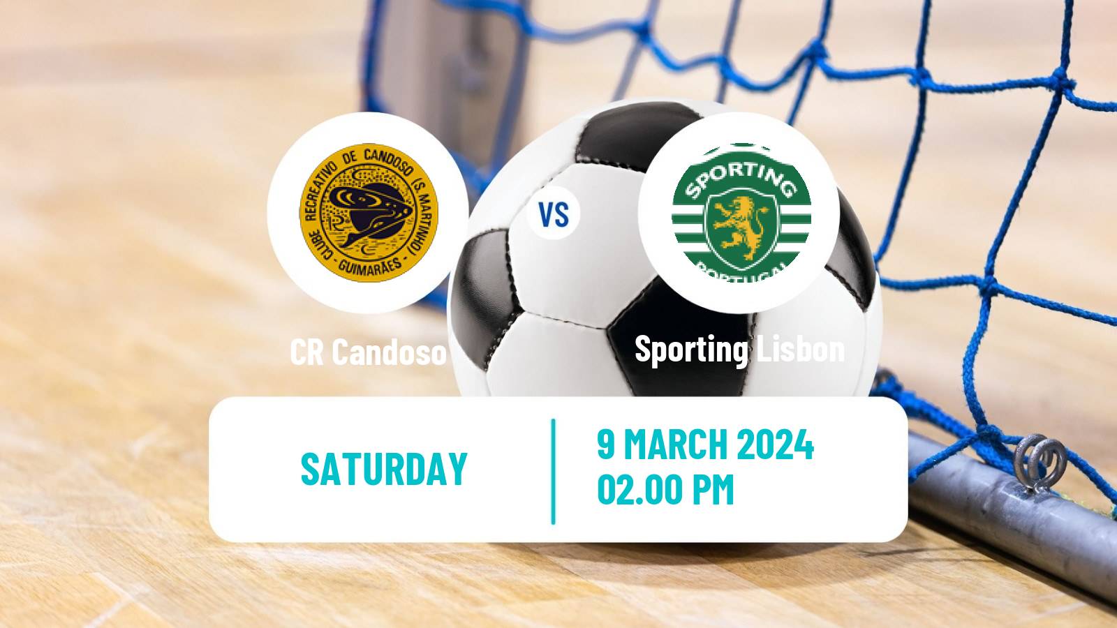 Futsal Portuguese 1ª divisão Futsal Candoso - Sporting Lisbon