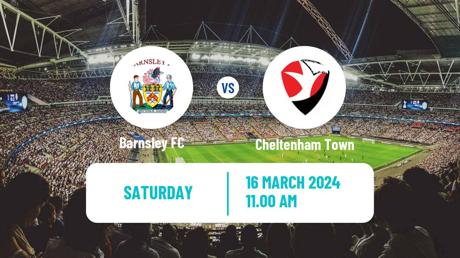 Soccer English League One Barnsley - Cheltenham Town