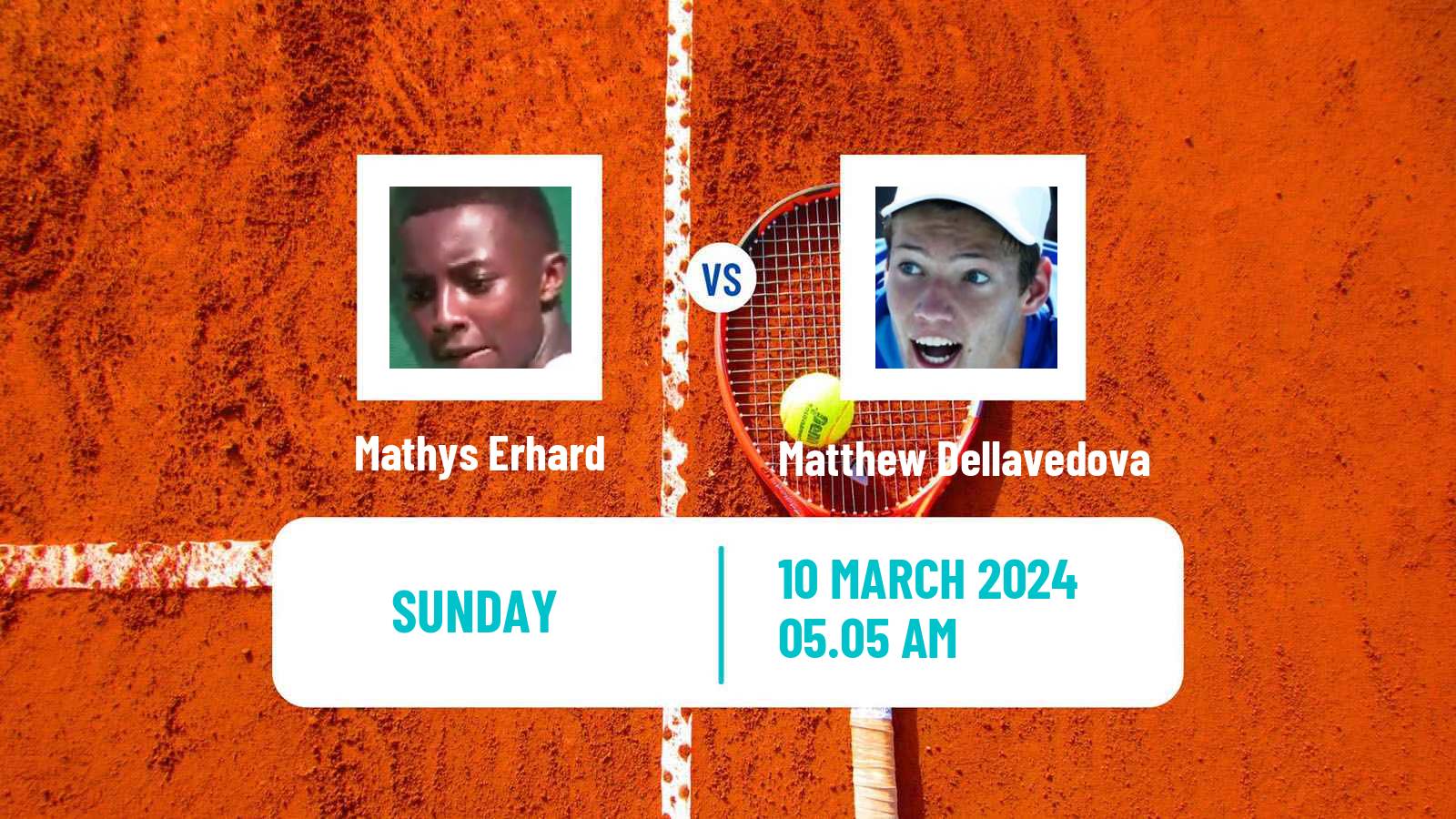 Tennis Szekesfehervar Challenger Men Mathys Erhard - Matthew Dellavedova