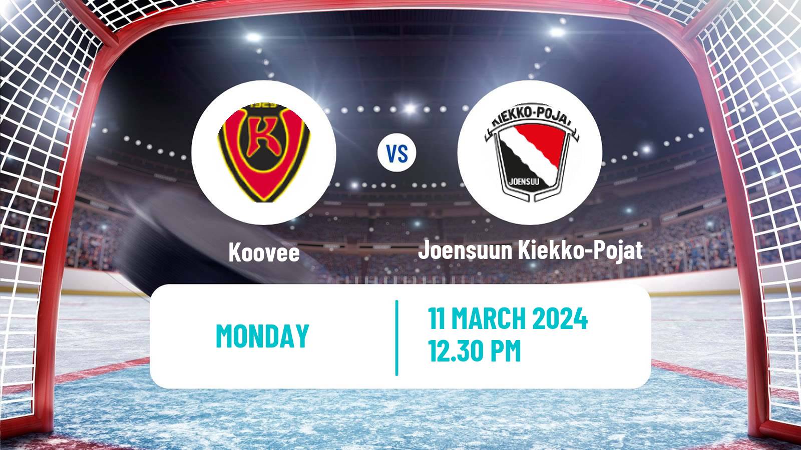 Hockey Finnish Mestis Koovee - Joensuun Kiekko-Pojat