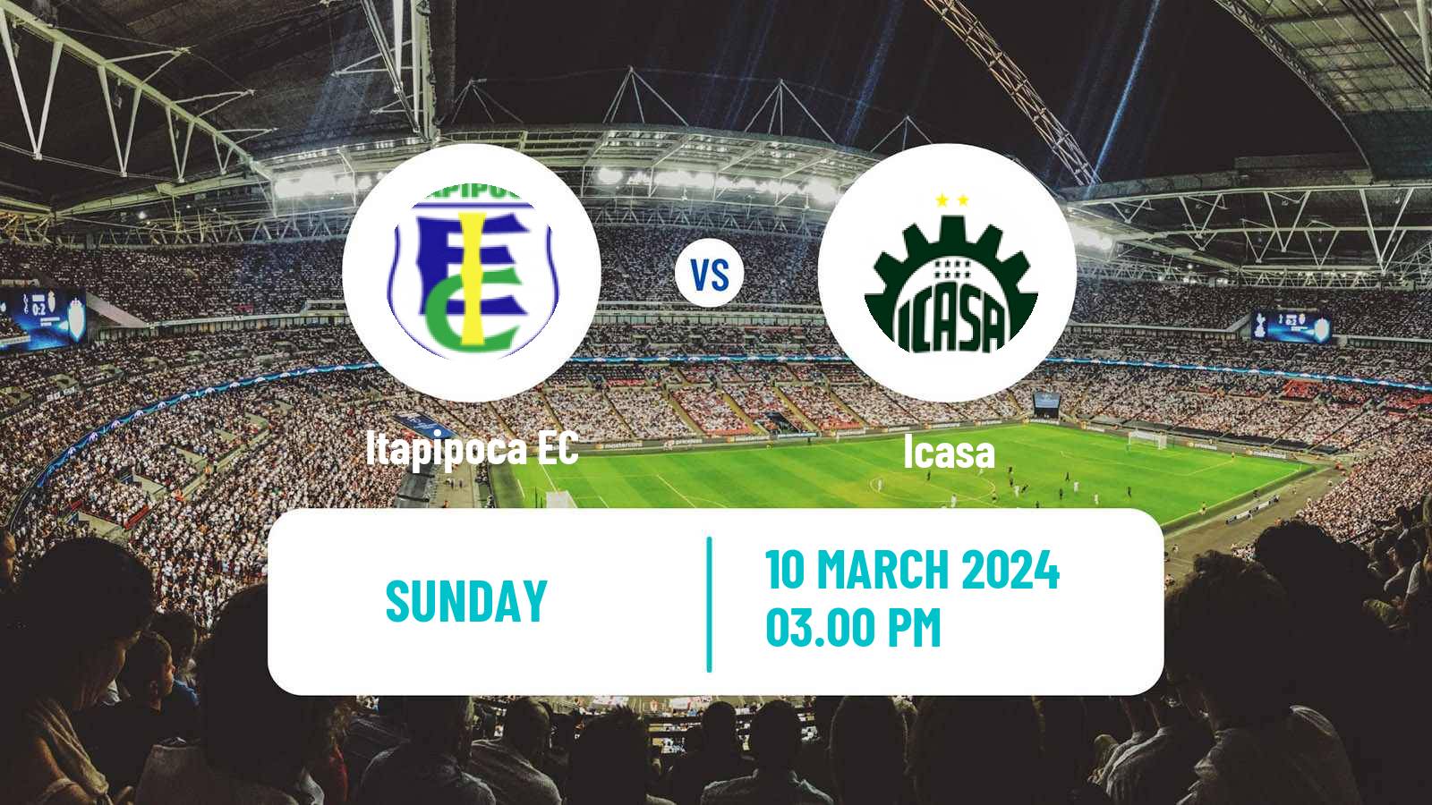 Soccer Brazilian Campeonato Cearense 2 Itapipoca - Icasa