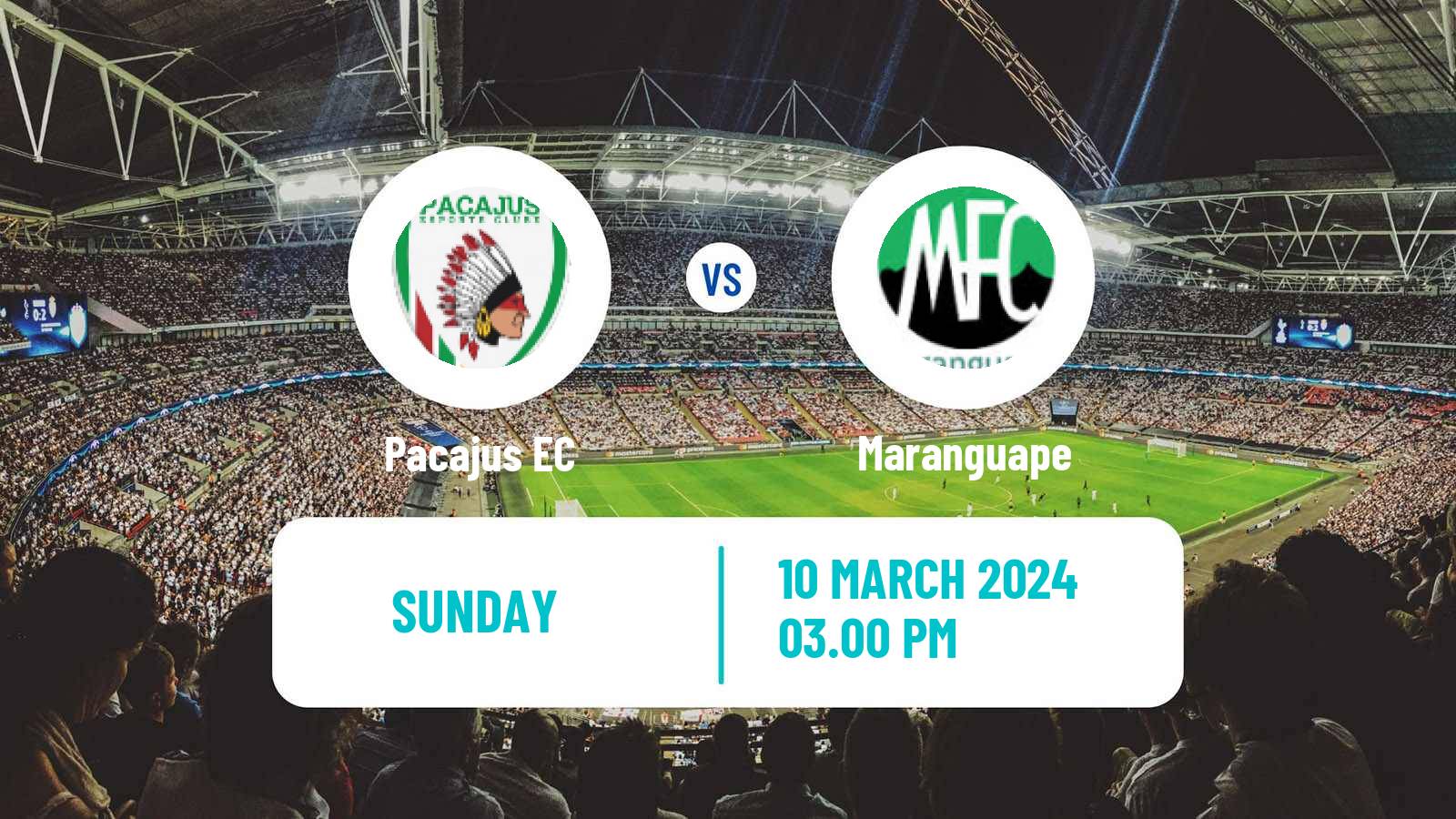 Soccer Brazilian Campeonato Cearense 2 Pacajus - Maranguape