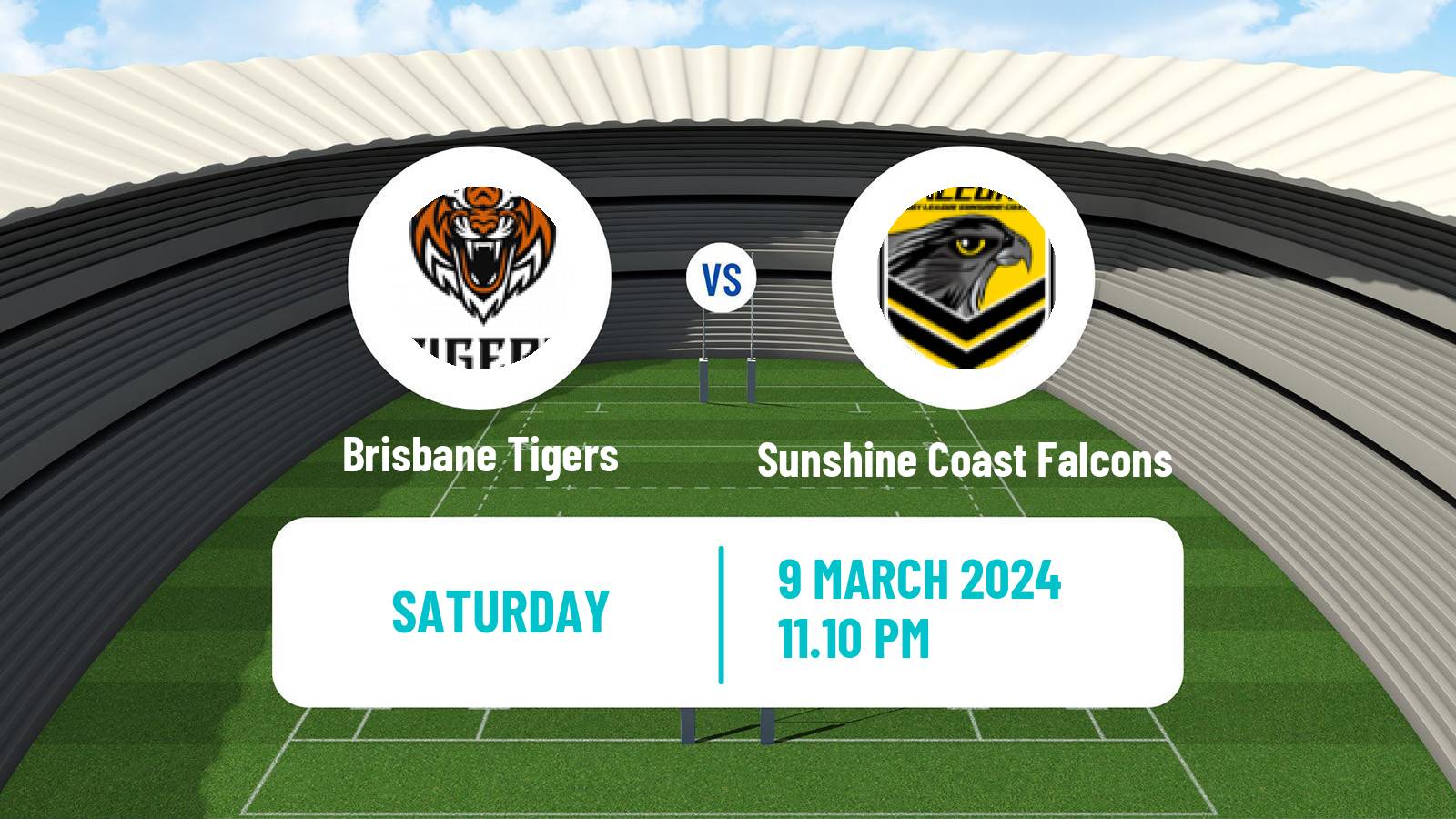 Rugby league Australian Queensland Cup Brisbane Tigers - Sunshine Coast Falcons