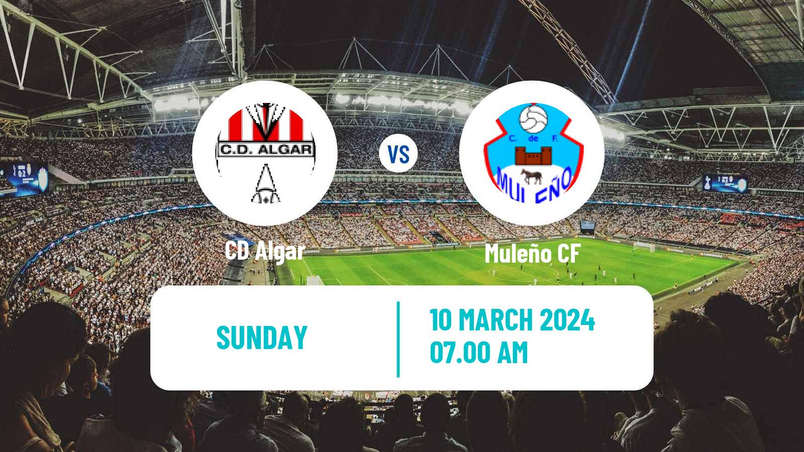 Soccer Spanish Tercera RFEF - Group 13 Algar - Muleño