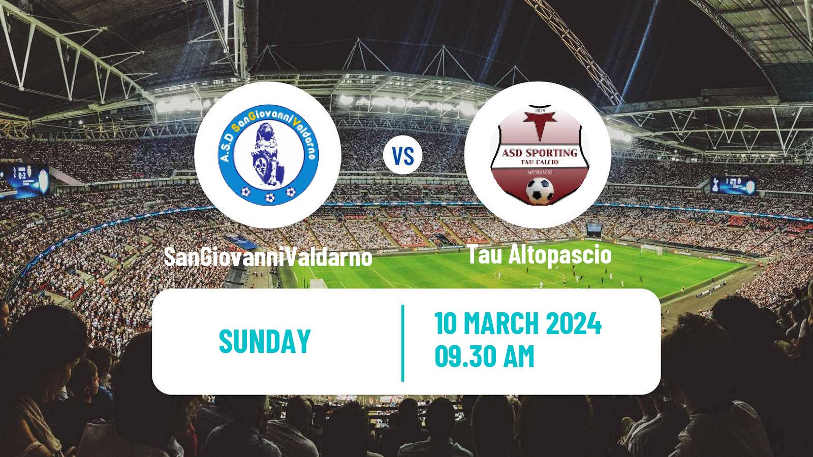 Soccer Italian Serie D - Group E SanGiovanniValdarno - Tau Altopascio