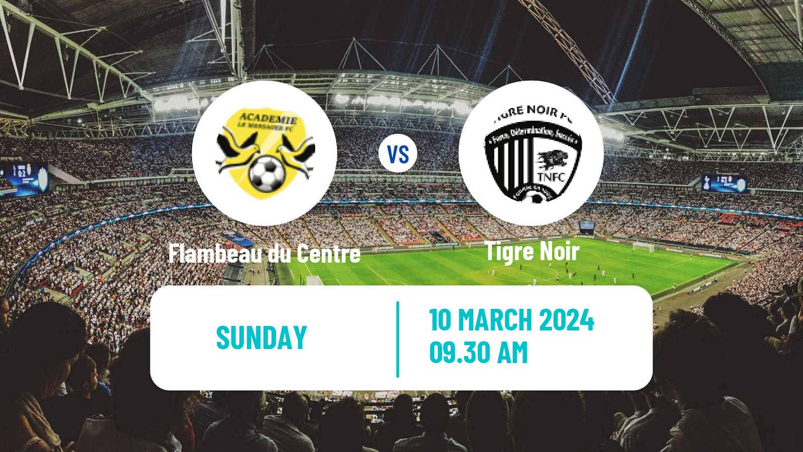 Soccer Burundi Premier League Flambeau du Centre - Tigre Noir