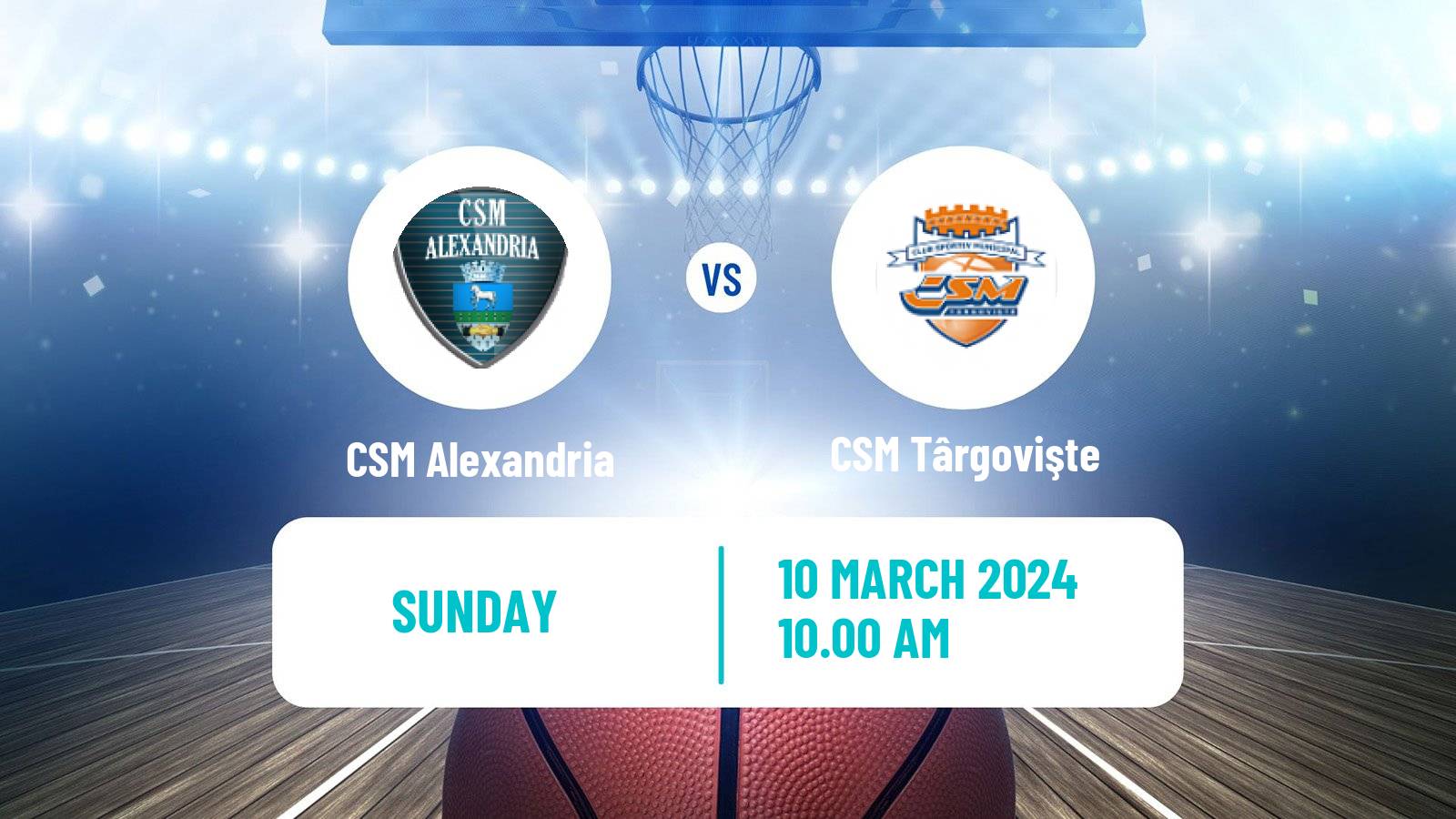 Basketball Romanian Cup Basketball Women CSM Alexandria - CSM Târgovişte