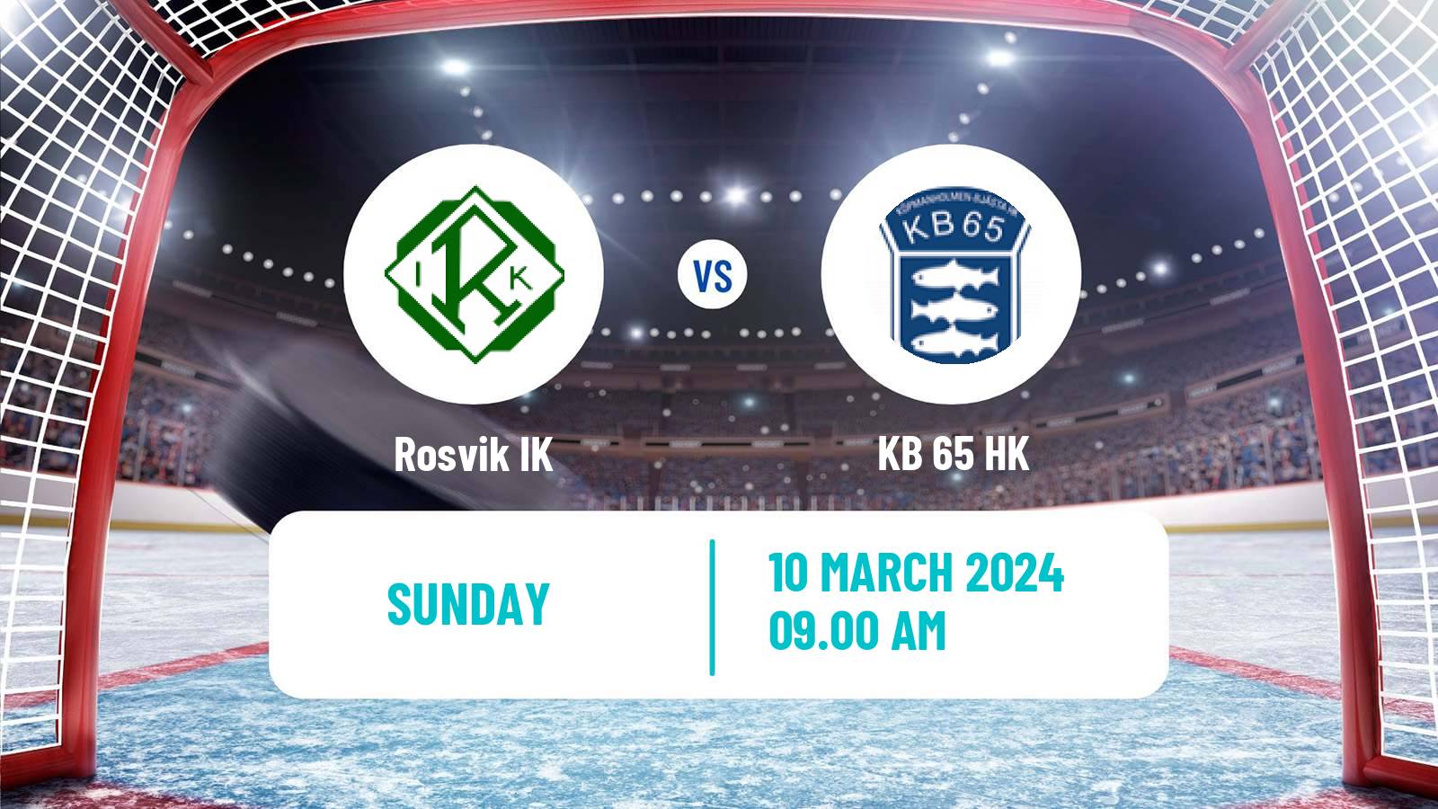 Hockey Swedish HockeyEttan Norra Rosvik - KB 65