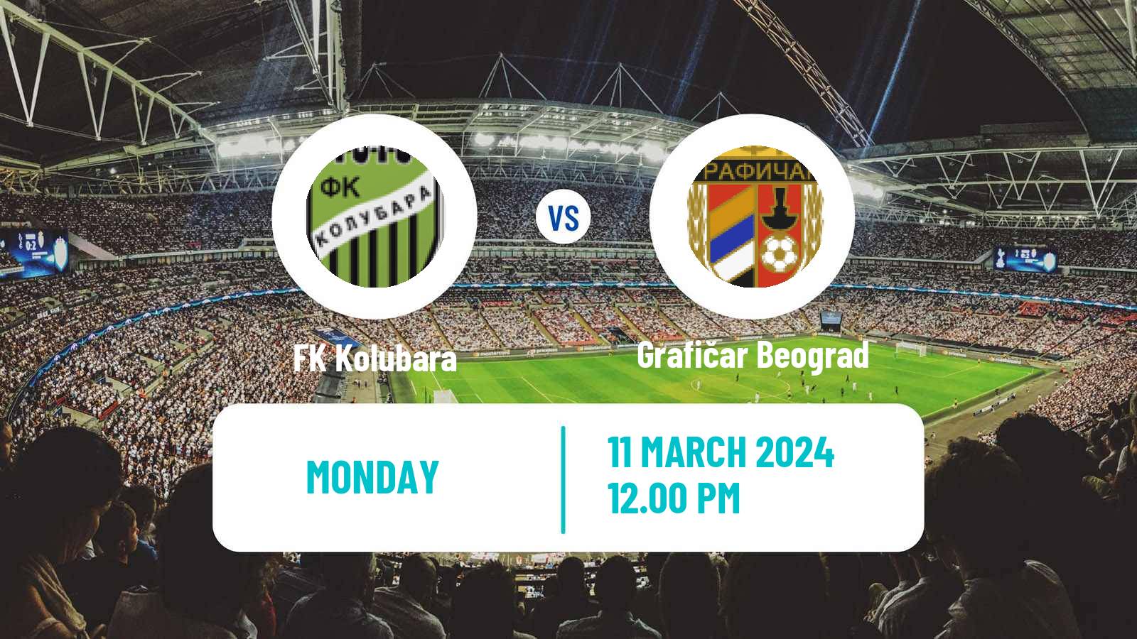 Football Serbian Prva Liga Kolubara - Grafičar Beograd
