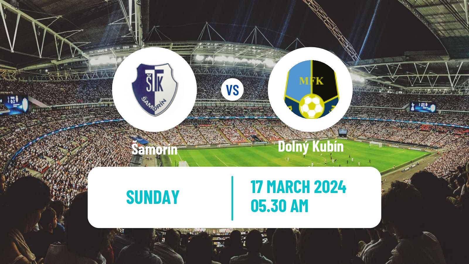 Soccer Slovak 2 Liga Šamorín - Dolný Kubín
