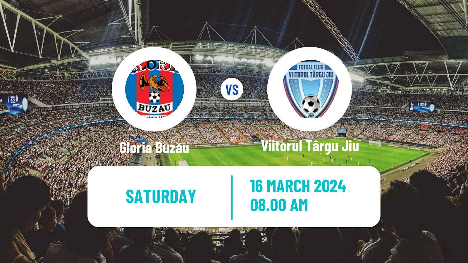 Soccer Romanian Division 2 Gloria Buzău - Viitorul Târgu Jiu