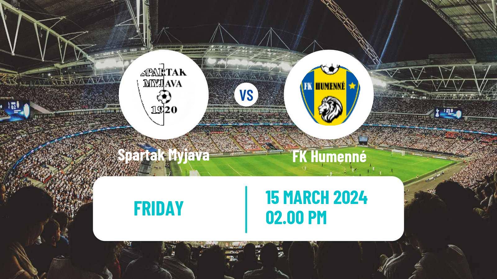 Soccer Slovak 2 Liga Spartak Myjava - FK Humenné