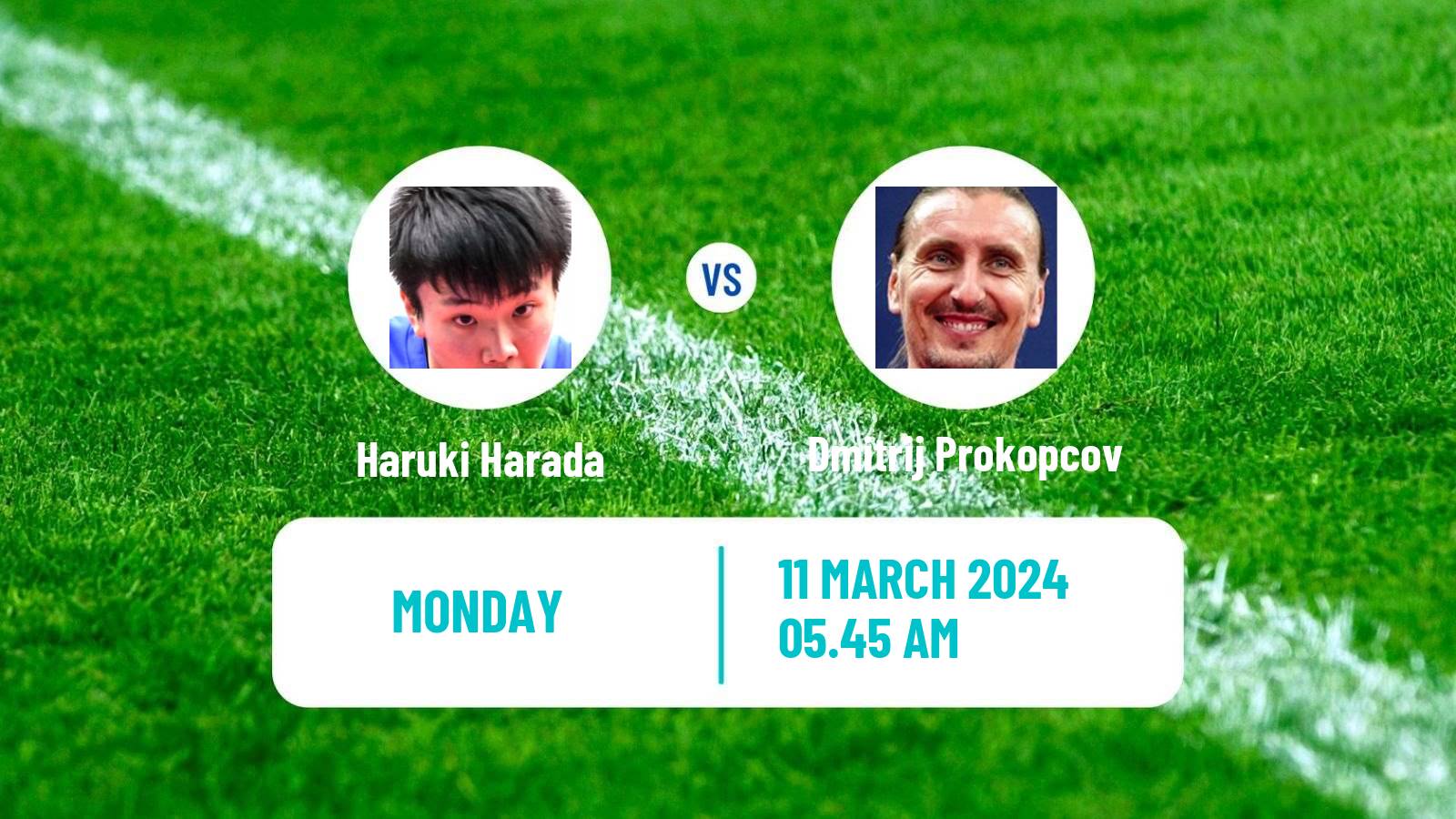 Table tennis Tt Star Series Men Haruki Harada - Dmitrij Prokopcov