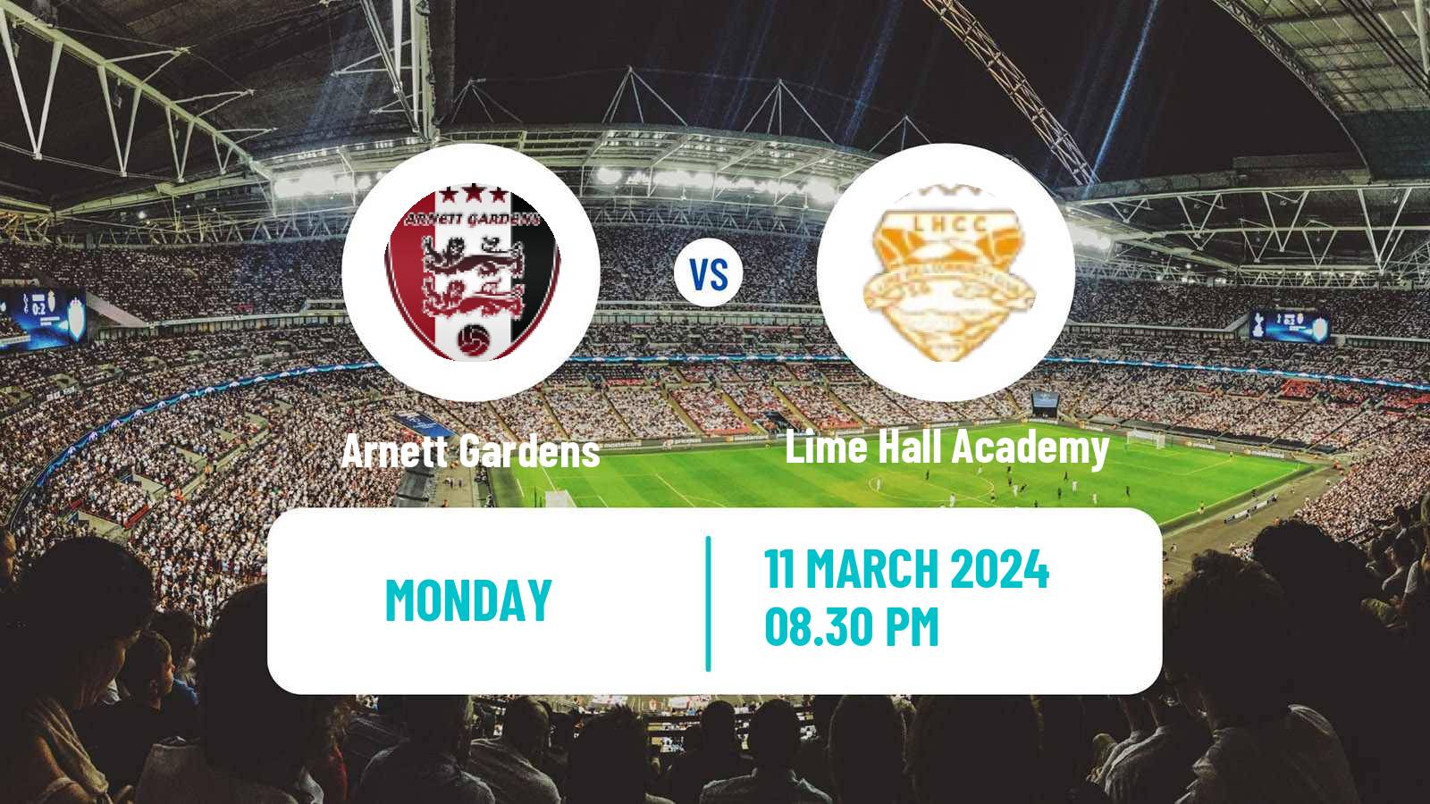 Soccer Jamaica National Premier League Arnett Gardens - Lime Hall Academy