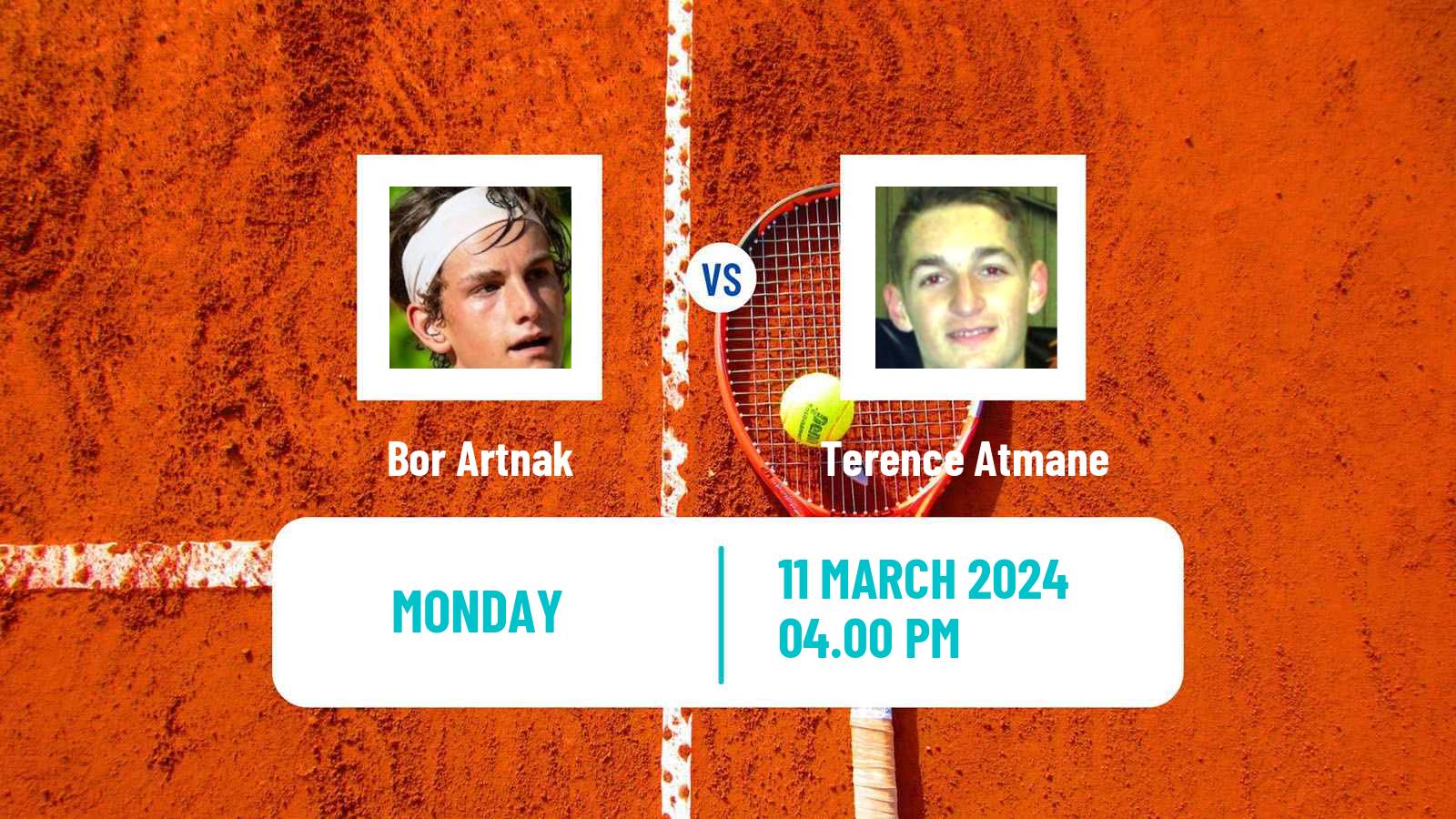 Tennis Phoenix Challenger Men Bor Artnak - Terence Atmane