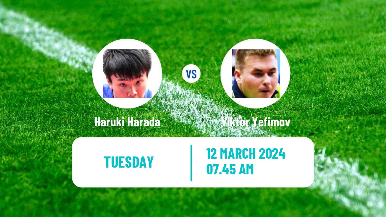 Table tennis Tt Star Series Men Haruki Harada - Viktor Yefimov