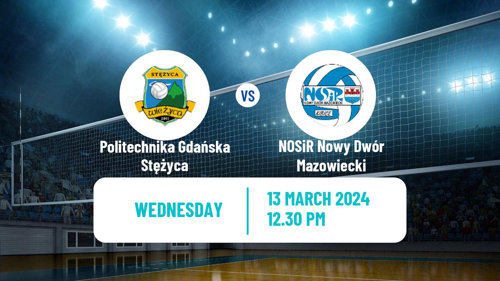 Volleyball Polish I Liga Volleyball Women Politechnika Gdańska Stężyca - Nowy Dwór Mazowiecki