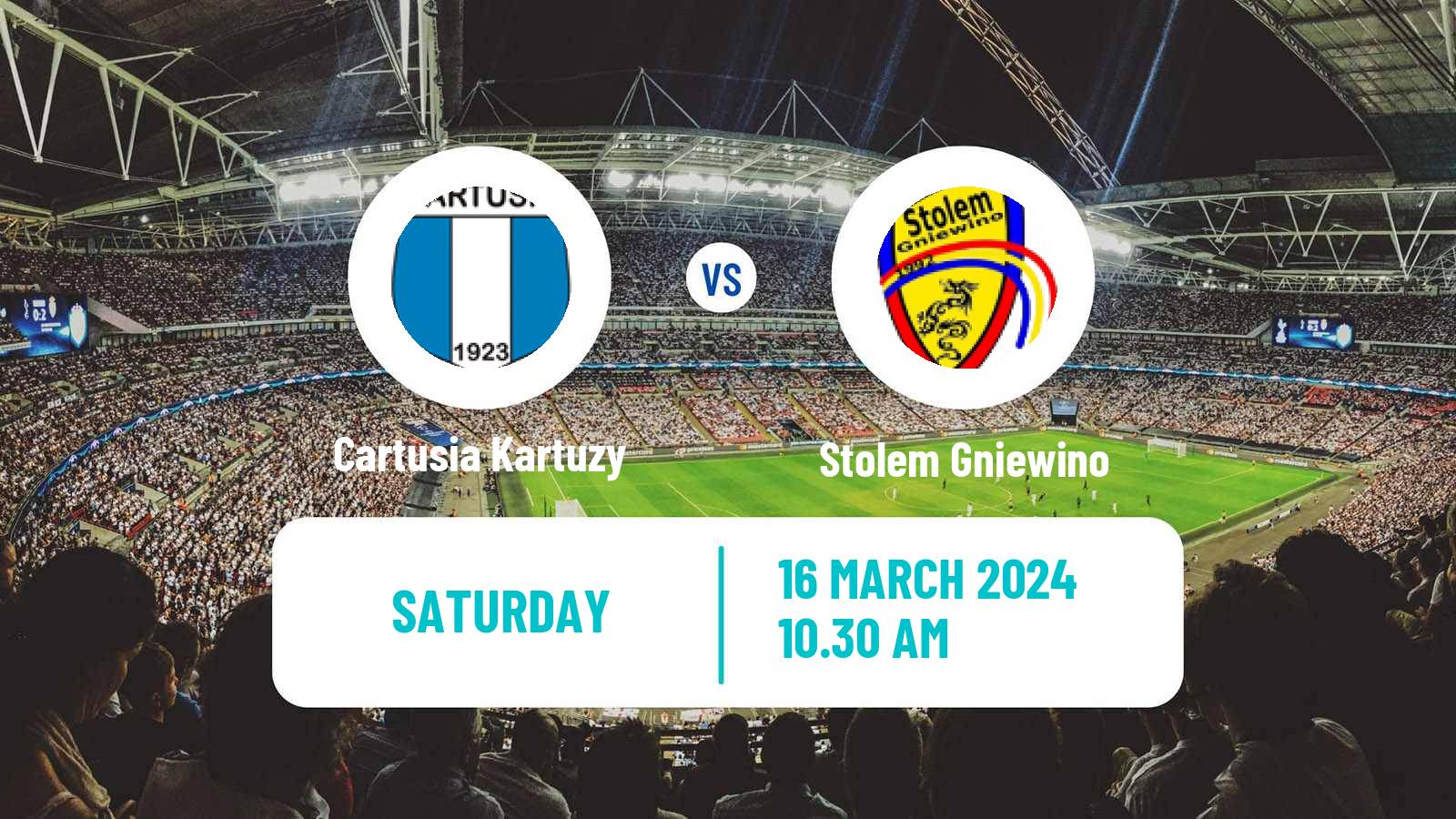 Soccer Polish Division 3 - Group II Cartusia Kartuzy - Stolem Gniewino