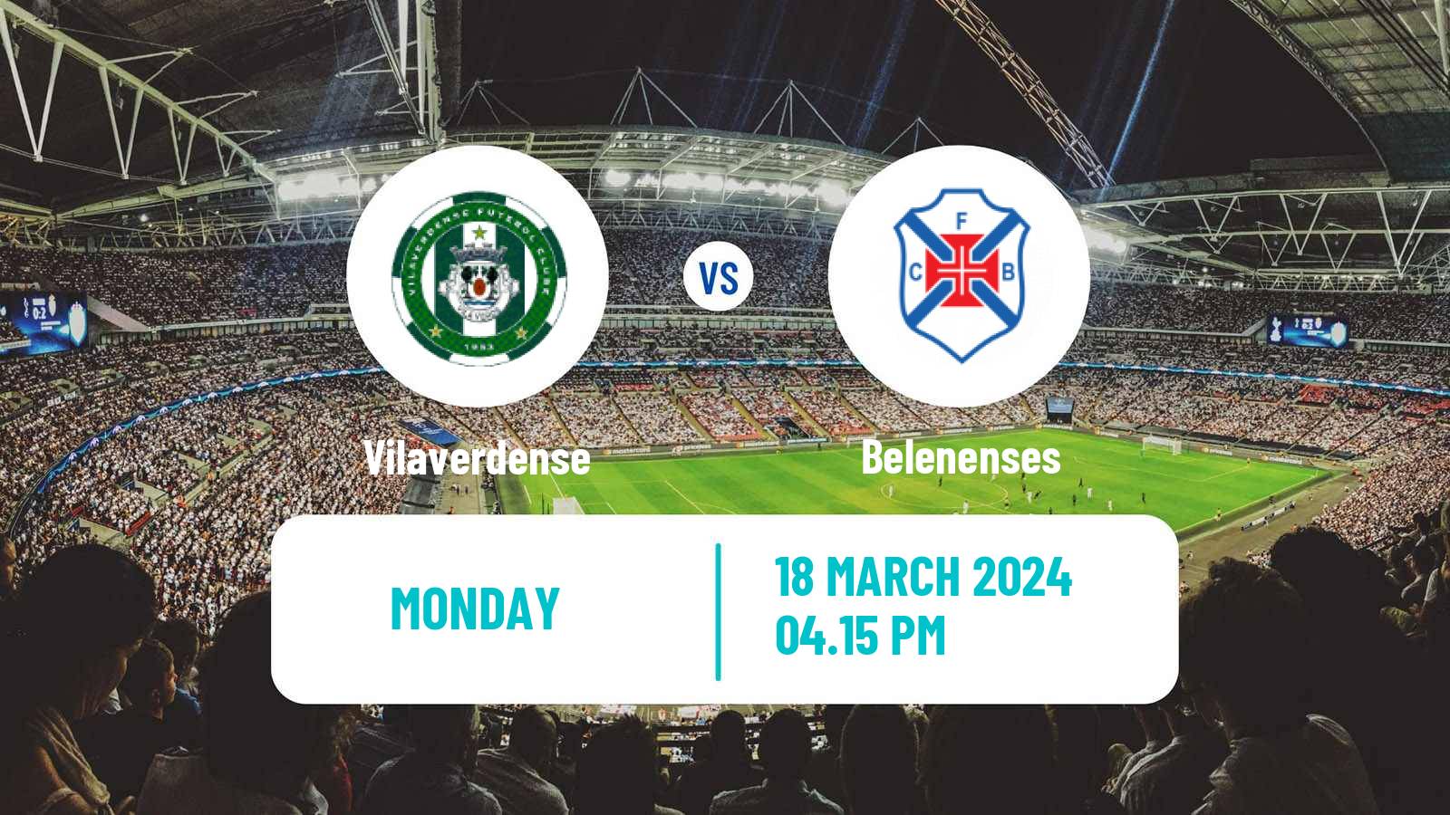 Soccer Portuguese Liga 2 Vilaverdense - Belenenses